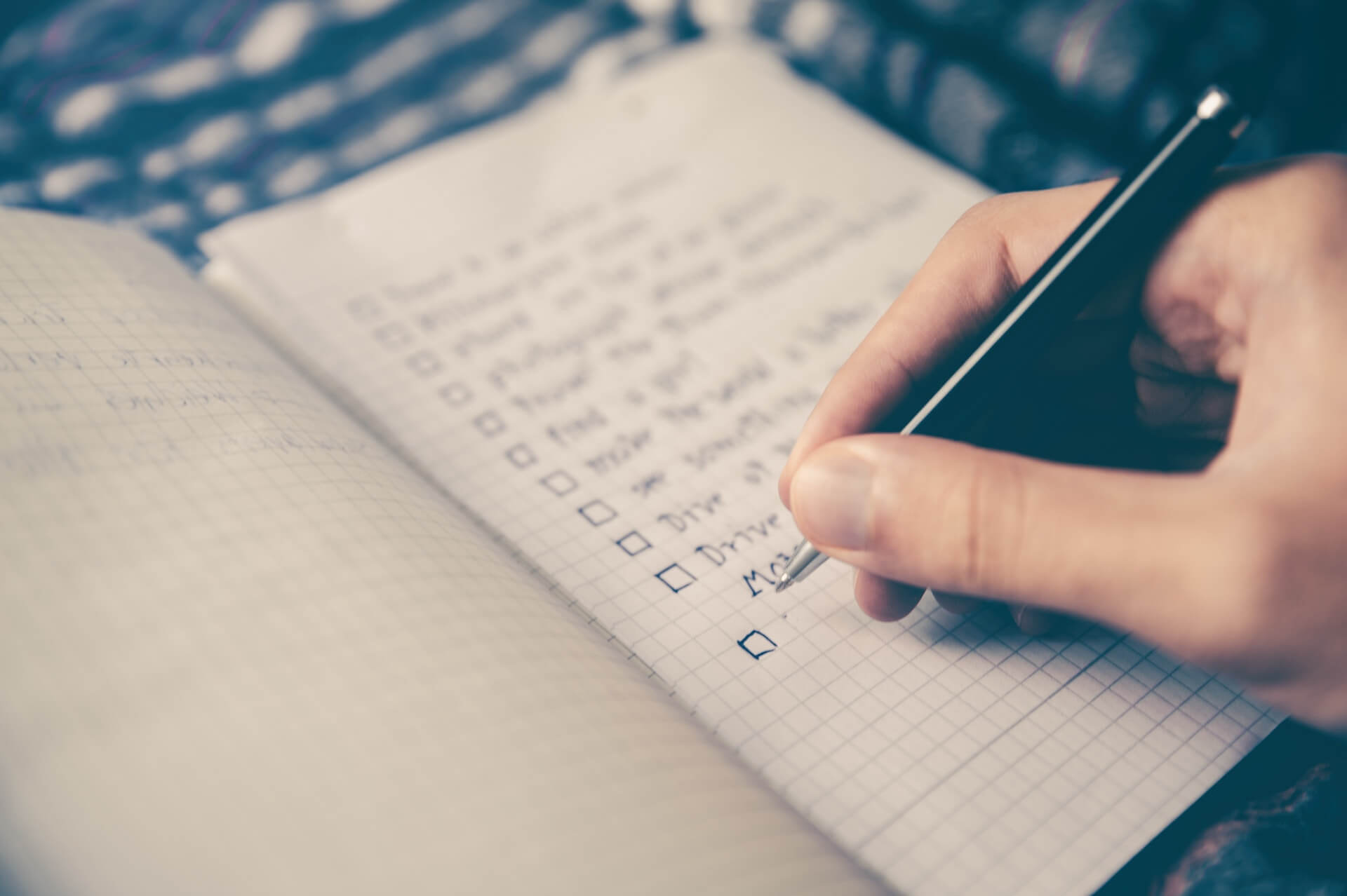 Removal check list